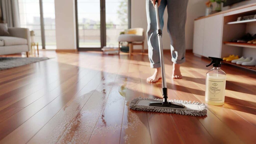 Kein Essig, kein Wachs: der einfache Trick für zu Hause, der Parkettböden wie neu erstrahlen lässt