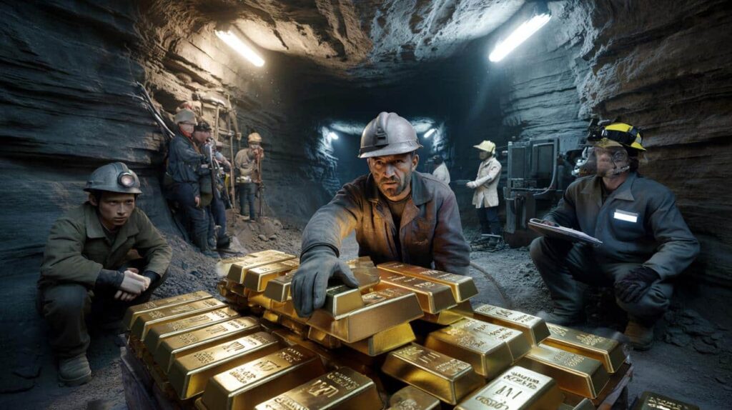 Fund des Jahrhunderts: Goldbarren über einen Kilometer unter der Erde entdeckt, alle mit einer Nation verbunden