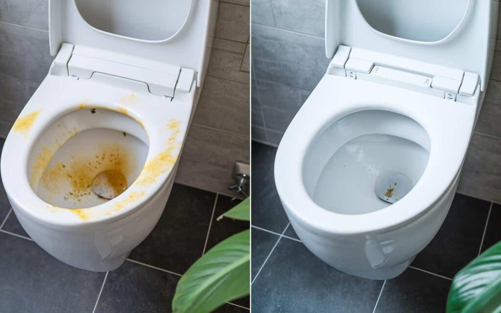 Zwei Tabletten für eine halbe Liter Wasser: So werden selbst alte Toiletten wieder strahlend sauber