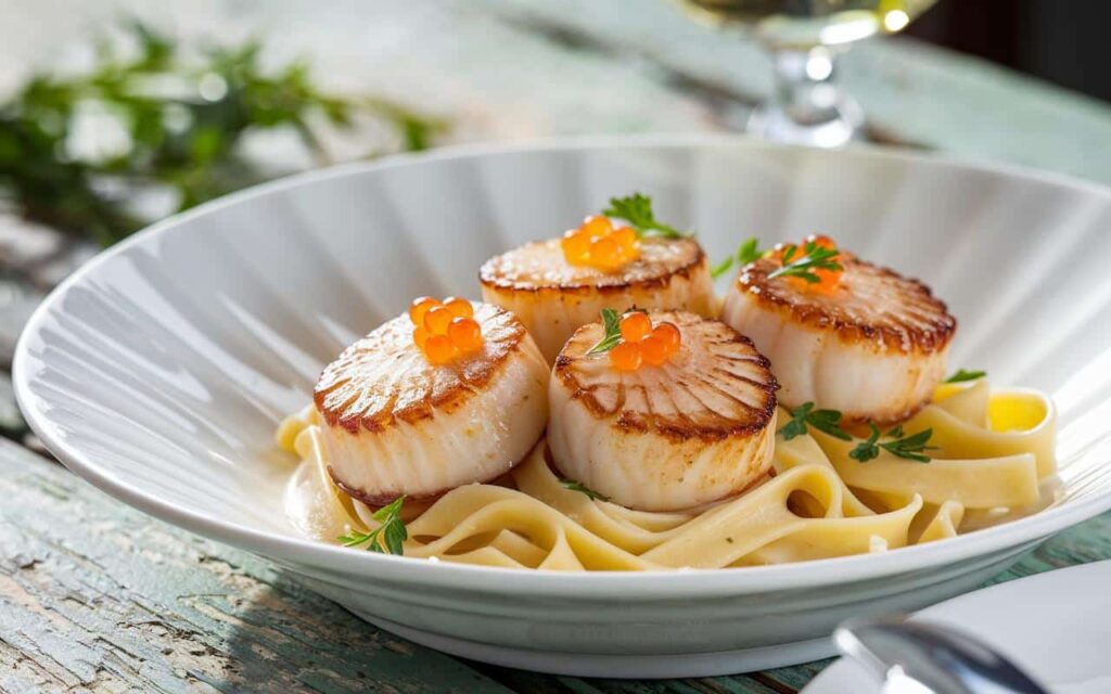 Diese einfache Soße macht deine Fischgerichte unwiderstehlich – perfekt für Jakobsmuscheln!